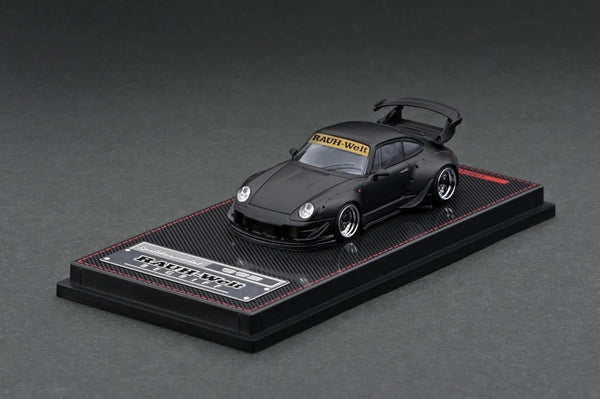 Ignition Model 1:64 Porsche 993 RWB in Matte Black