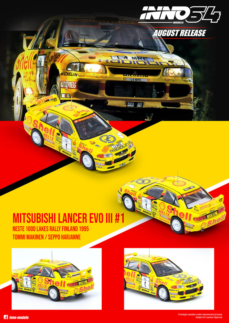 INNO Models 1:64 Mitsubishi Lancer EVO III