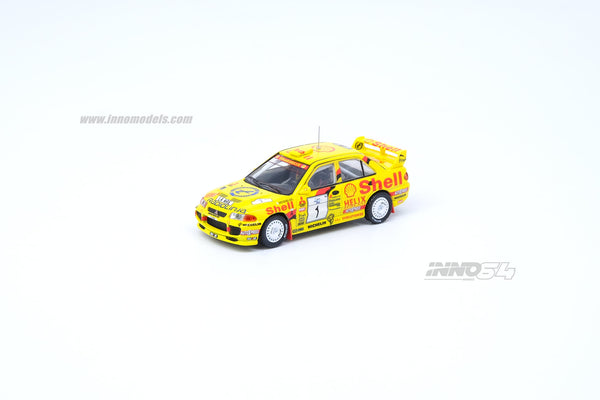 INNO Models 1:64 Mitsubishi Lancer EVO III #1 Neste 1000 Lakes Rally Finland 1995 Tommi Makinen / Seppo Harjanne