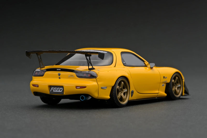 Ignition Model 1:43 Mazda RX7 (FD3S) FEED in Yellow