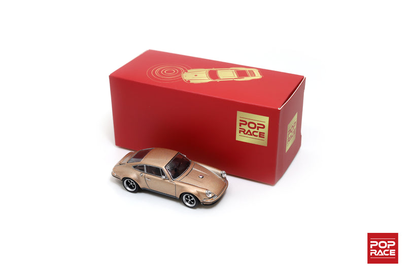 Pop Race 1/64 Porsche 964 Singer in Gold