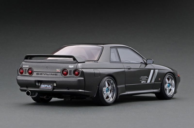 Ignition Model 1:18 Nissan Skyline GT-R NISMO R32 Gun Gray Metallic NISMO Impul Edition