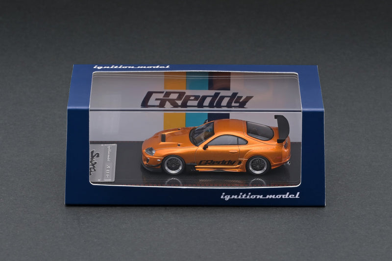 Ignition Model 1:64 Toyota Supra RZ GReddy Orange Metallic