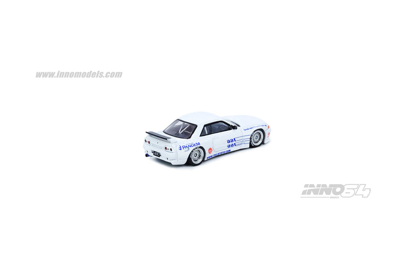 INNO Models 1:64 Nissan Skyline GT-R R32 Pandem Rocket Bunny in White