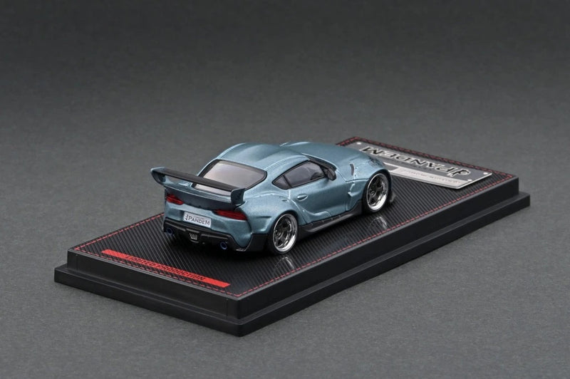 Ignition Model 1:64 Toyota GR Supra Pandem in Matte Blue Gray Metallic