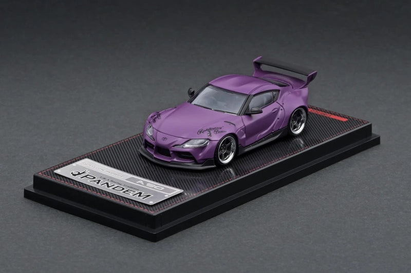 Ignition Model 1:64 Toyota GR Supra Pandem in Matte Purple