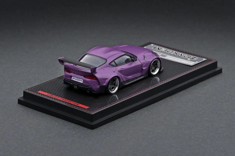 Ignition Model 1:64 Toyota GR Supra Pandem in Matte Purple