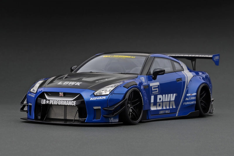 Ignition Model 1:18 Nissan Skyline Liberty Walk GT-R in Blue Metallic