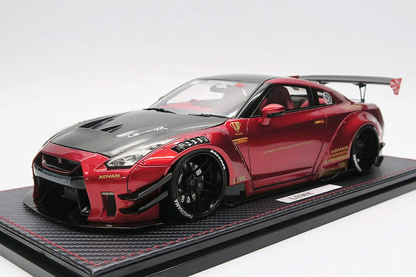 Ignition Model 1:18 Nissan Skyline GT-R Type 2 Liberty Walk in Red Metallic