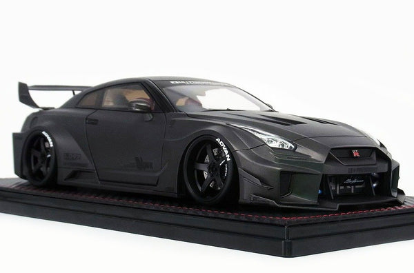 Ignition Model 1:18 Nissan GT-R GT 35GT-RR LB Works Silhouette in Matte Black