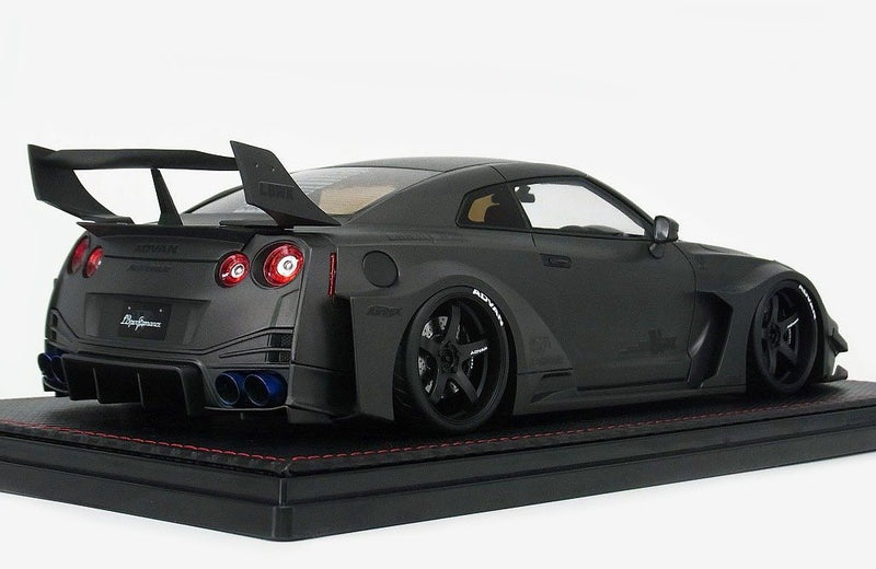 Ignition Model 1:18 Nissan GT-R GT 35GT-RR LB Works Silhouette in Matte Black