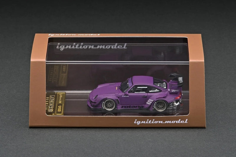 Ignition Model 1:64 Porsche 993 RWB Rotana in Matte Purple