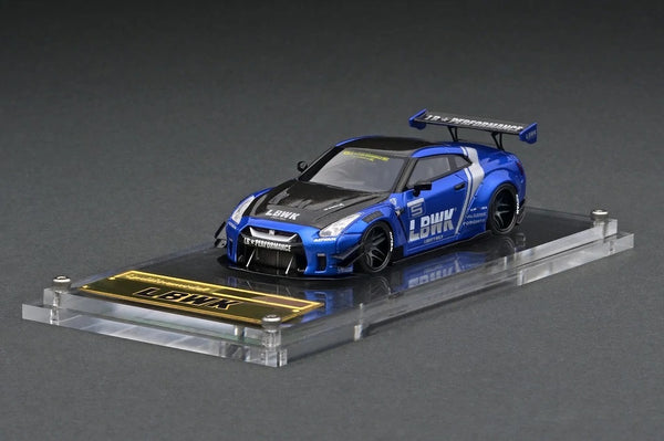 Ignition Model 1:64 Nissan Skyline GT-R R35 Liberty Walk Type 2 in Blue