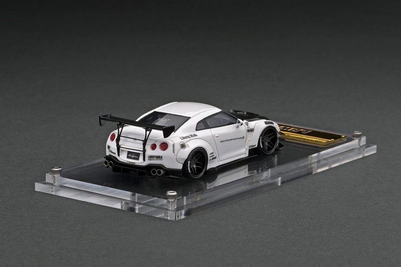 Ignition Model 1:64 Nissan Skyline GT-R R35 Liberty Walk Type 2 in White