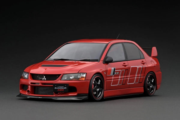 Ignition Model 1:18 Mitsubishi Lancer Evolution IX MR (CT9A) in Red