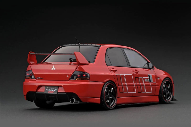 Ignition Model 1:18 Mitsubishi Lancer Evolution IX MR (CT9A) in Red