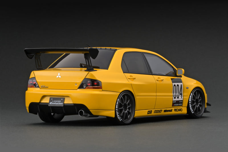 Ignition Model 1:18 Mitsubishi Lancer Evolution IX (CT9A) in Yellow