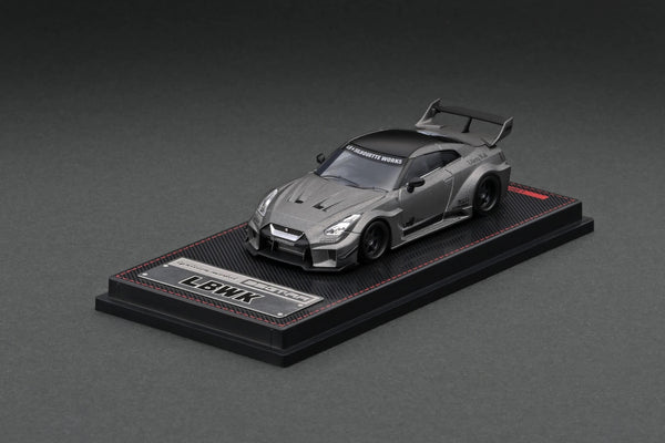 Ignition Model 1:64 Nissan Skyline GT-R 35GT-RR LBWK in Titanium Gray