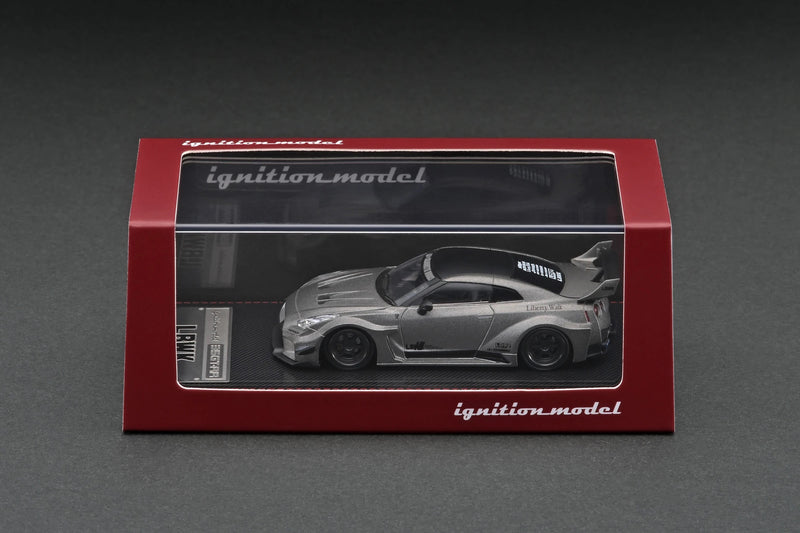 Ignition Model 1:64 Nissan Skyline GT-R 35GT-RR LBWK in Titanium Gray