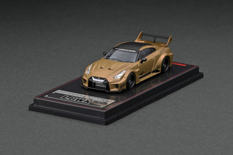 Ignition Model 1:64 Nissan Liberty Walk Silhouette Works 35GT-RR in Matte Gold