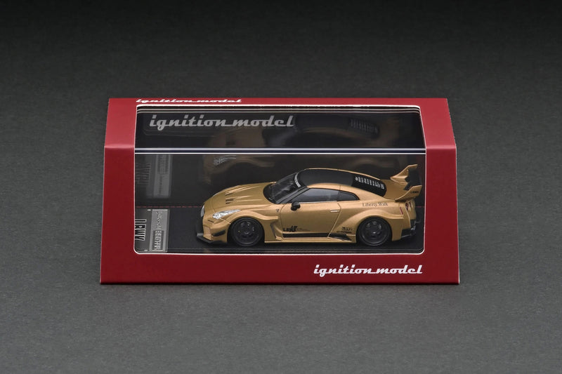 Ignition Model 1:64 Nissan Liberty Walk Silhouette Works 35GT-RR in Matte Gold