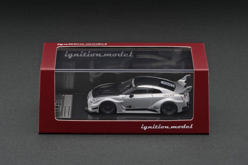 Ignition Model 1:64 Nissan Liberty Walk Silhouette Works 35GT-RR in Silver