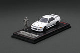 Ignition Model 1:64 Nissan Skyline GT-R (VR32) TOP SECRET in White with Smokey Nagata Figure
