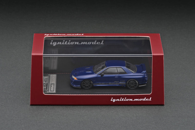 Ignition Model 1:64 Nissan Skyline GT-R (VR32) in Blue Metallic