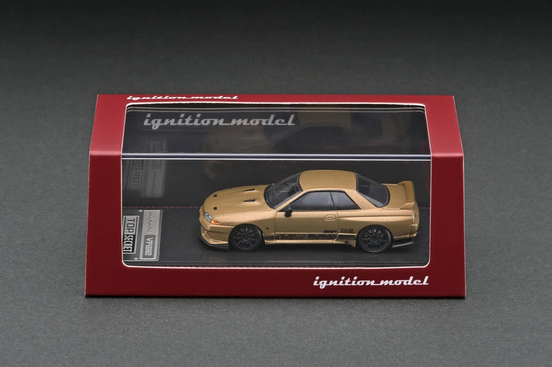 Ignition Model 1:64 Nissan Skyline GT-R (VR32) TOP SECRET in Matte Gold