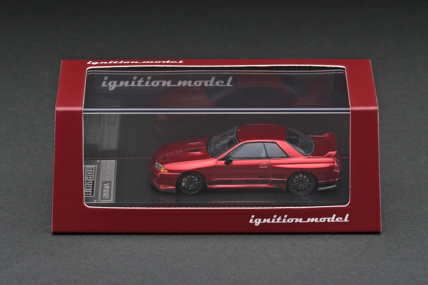 Ignition Model 1:64 Nissan Skyline GT-R (VR32) TOP SECRET in Red Metallic