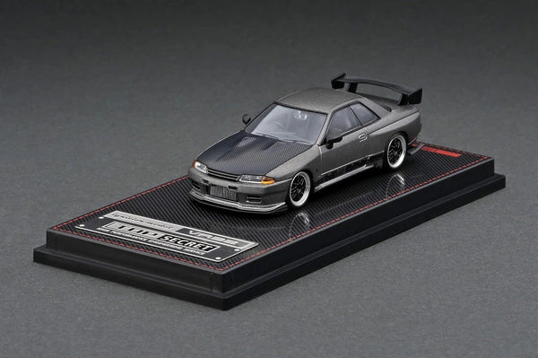 Ignition Model 1:64 Nissan Skyline GT-R (VR32) TOP SECRET in Titanium Gray