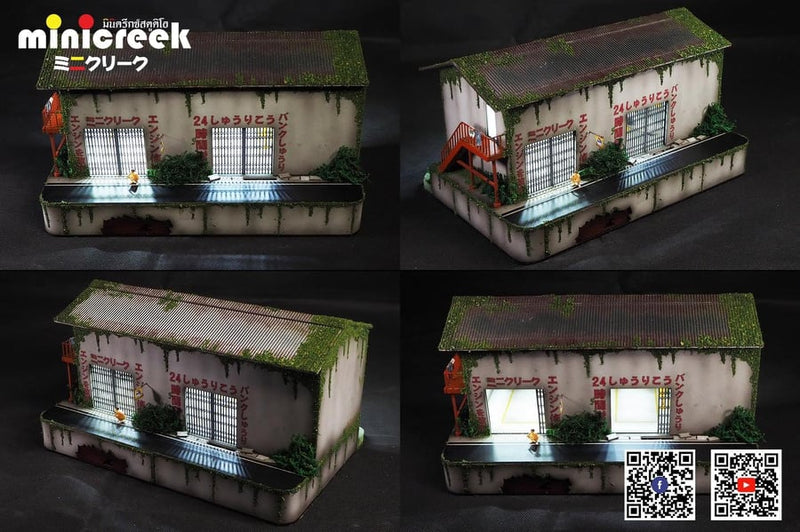 Minicreek Studio - Garage Dock Diorama Scene