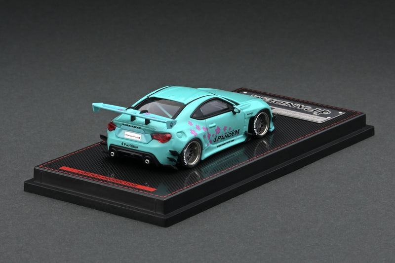 Ignition Model 1:64 Toyota 86 Pandem Widebody V3 in Light Blue