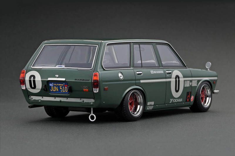 Ignition Model 1:18 Datsun Bluebired (510) "KaidoHouse" Wagon Green