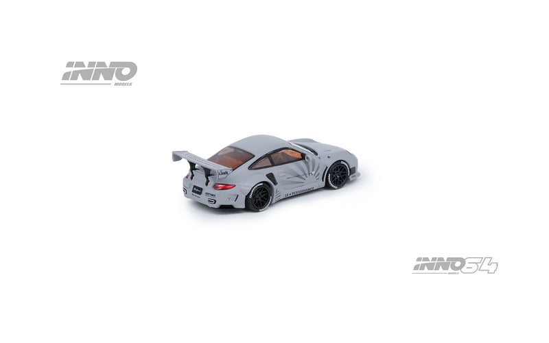 INNO64 1:64 Porsche 997 Liberty Walk in Matte Grey