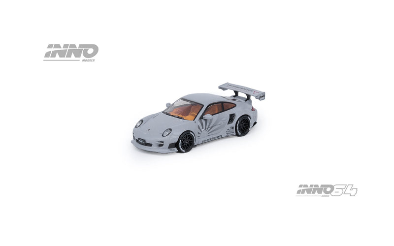 INNO64 1:64 Porsche 997 Liberty Walk in Matte Grey