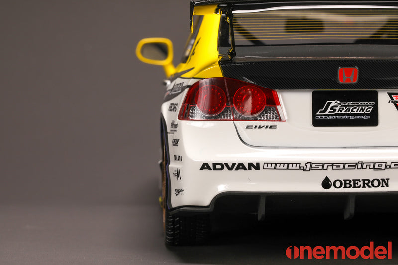 One Model 1:18 Honda Civic Type-R FD2 J's Racing Version