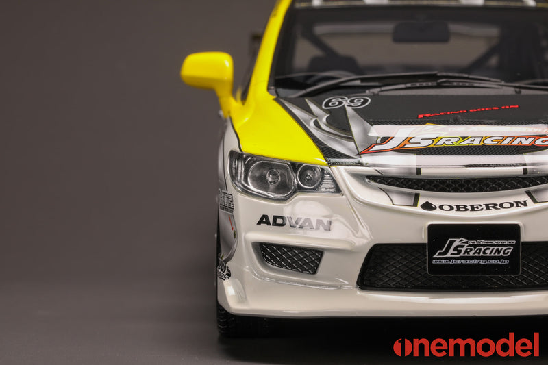 One Model 1:18 Honda Civic Type-R FD2 J's Racing Version