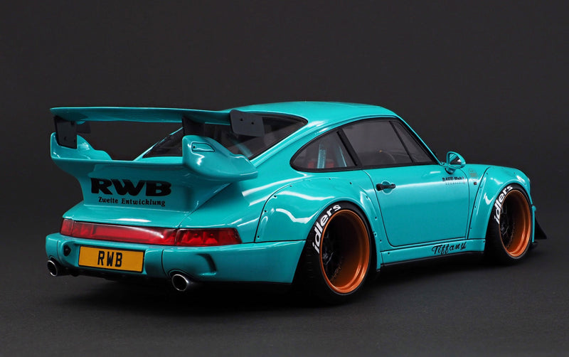 Ignition Model 1:18 Porsche 964 RWB in Light Blue