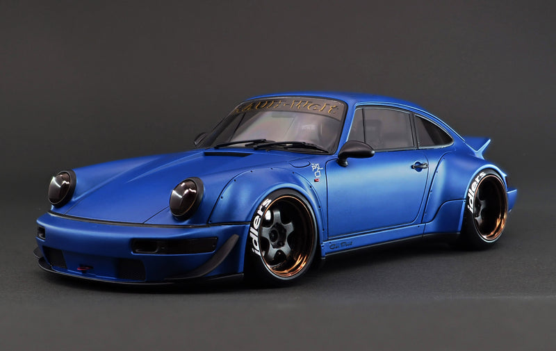 Ignition Model 1:18 Porsche 964 RWB in Matte Blue