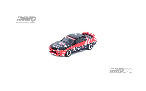 INNO Models 1:64 Nissan Skyline GT-R R32 #2 "TAISAN STP" Group A Fuji 1992