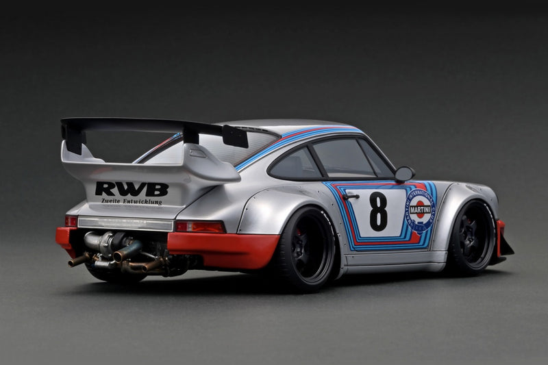 Ignition Model 1:18 Porsche 964 RWB in Silver / Blue / Red