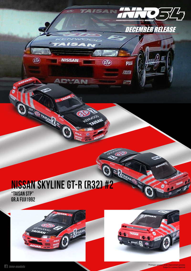 INNO Models 1:64 Nissan Skyline GT-R R32