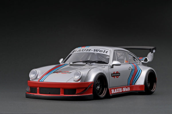 Ignition Model 1:18 Porsche 930 RWB in Silver/Red