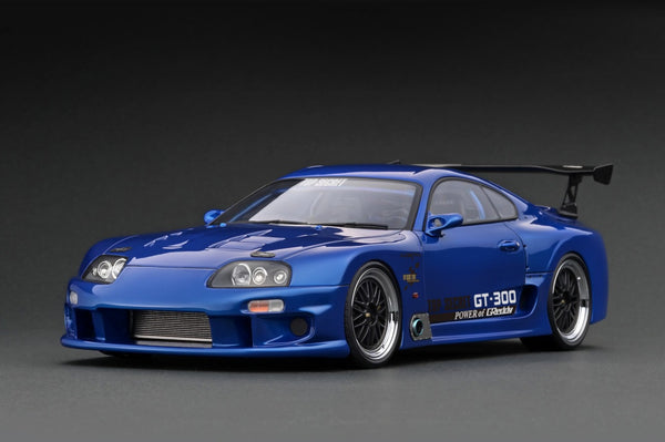 Ignition Model 1:18 Toyota Supra (JZA80) Top Secret GT300 in Blue Metallic