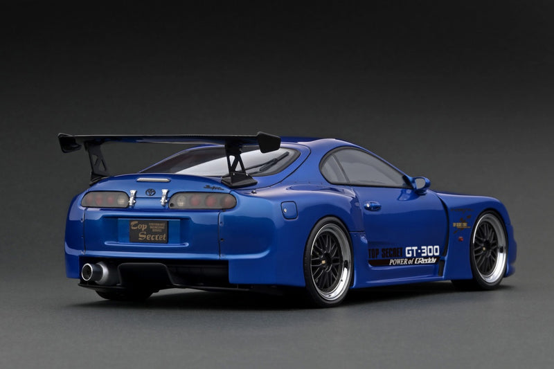 Ignition Model 1:18 Toyota Supra (JZA80) Top Secret GT300 in Blue Metallic