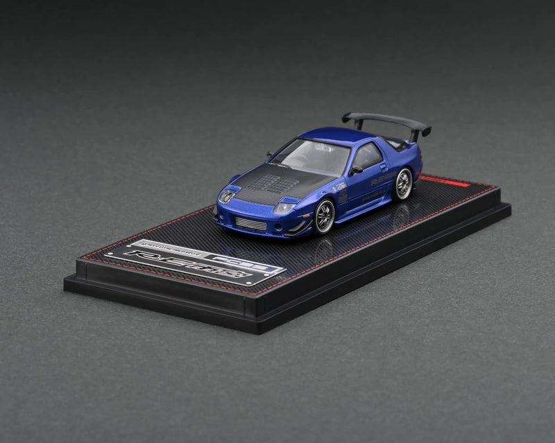 Ignition Model 1:64 Mazda RX-7 (FC3S) RE Amemiya in Blue Metallic