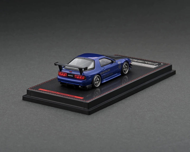 Ignition Model 1:64 Mazda RX-7 (FC3S) RE Amemiya in Blue Metallic