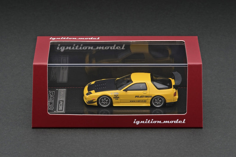 Ignition Model 1:64 Mazda RX-7 (FC3S) RE Amemiya in Yellow