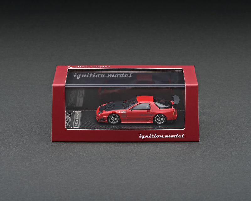 Ignition Model 1:64 Mazda RX-7 (FC3S) RE Amemiya in Red Metallic